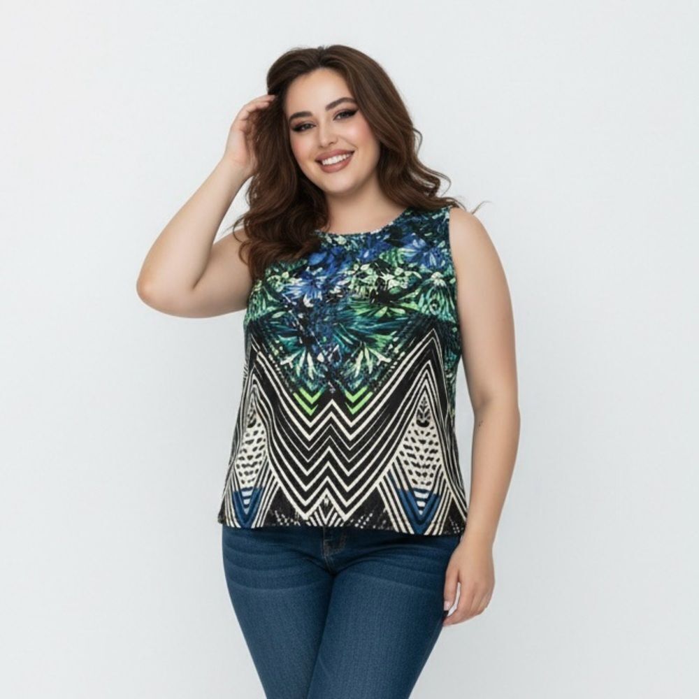 Bisou Bisou sleeveless top size M